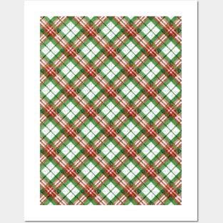 BG - Traditional green tartan Posters and Art